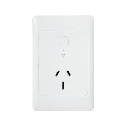 China TUYA APPLI Smart Electric Wireless Universal Residential/Multi-Purpose CE Wall Socket Outlet 16A Outlet Wall Socket Wifi PC Remote Control Panel for sale