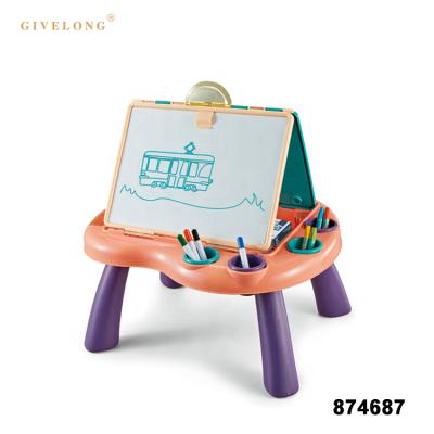 China Non-Toxic 2 In 1 Studying Table Children Painting Writing Doodle Board Toy for sale