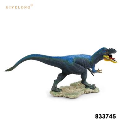 China 10 Inch Educational Model Kids Dinosaur Hard Rubber Toys Environmental Material for sale