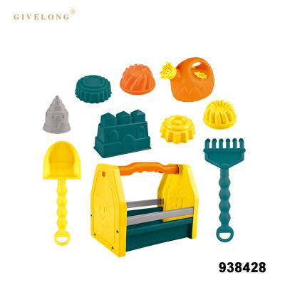 China Non-Toxic Material Hand Basket Castle Casts Excavator Beach Sand Toys Funny Plastic for sale