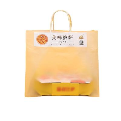 China Safety Customize Plastic Packaging Food Plastic Bags Pizza Packaging Sachet For Take Away for sale