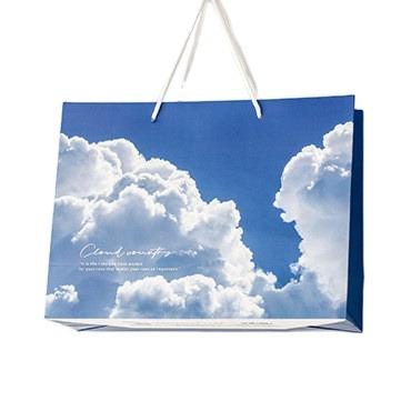 China Beautiful Recyclable Super Landscape Cartoon Clothing Gift Packaging Super Paper Shopping Bags for sale