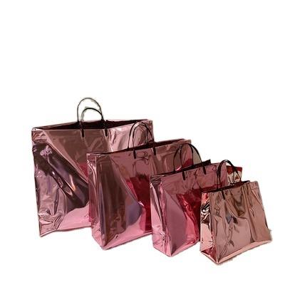 China Reusable Custom Holographic Handbag Plastic Tote Bags for sale