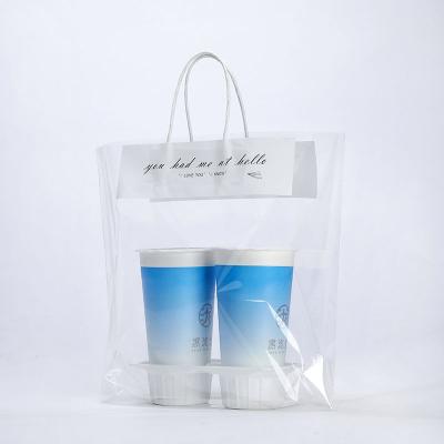 China High Quality Cheap Carrier Tote Bag Moisture-proof Hot Sale Bubble Tea Coffee Milk Tea Cup Holder Drinks Carrier for sale