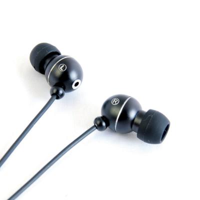 China Black Wired 3.5mm Stereo Sound In Ear Earphones For Smartphone for sale