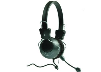 China ABS Computer Headset HI FI Stereo Headphones With 30mm Speaker for sale