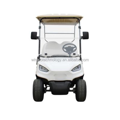 China Custom electric golf cart four wheels 4 seater 5KW motor with lead acid battery 12 inch for sale