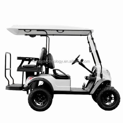 China China Manufacturer Wholesale Cheap Customized Electric Row 4 Seats 2 Club Car, Golf Car 12x7 Aluminum Rim & Tire 23.5*10.5-12 for sale