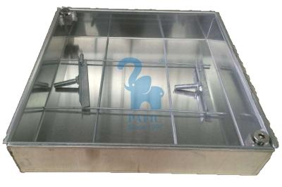 China Silver Color Metal Drain Grate Water Drain Box For Construction Ground for sale