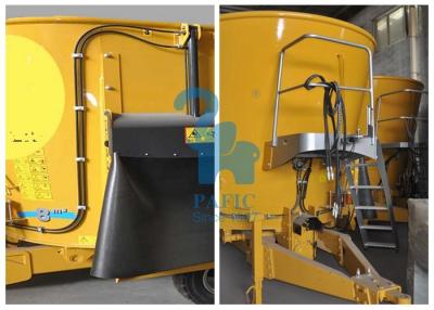 China Tulip Yellow Livestock Feed Grinder Mixer Animal Feeding Equipment 540RPM / Min for sale