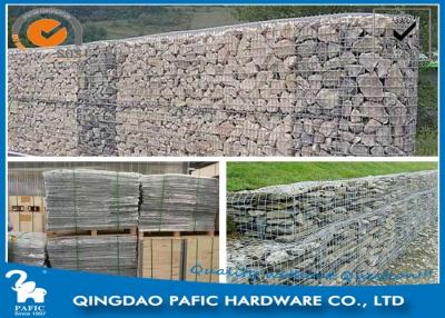 China Gegalvaniseerd/de pvc Met een laag bedekte Manden van Staalgabion/het Netwerkcontainer van Draadgabion Te koop