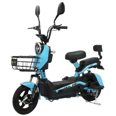 China 2023 New Steel High Performance-Price Ratio High Quality Frame+Plastic Cover Electric Bicycle 50 Kilometer High Speed ​​Electric Scooter Adult Electric Bicycle for sale