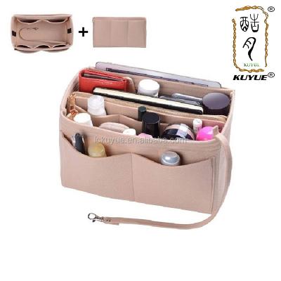 China 2020 Amazon Bag, Coin Purse, KUYUE Polyester Hot Sale Women's Cosmetic Bag Felt Handbag Card Holder Storage Bag for sale