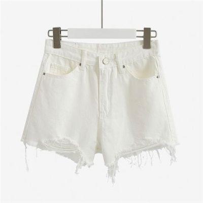 China parride ripped wide-leg shorts 2021 high-waisted pants line a hot pants new denim summer shorts for sale