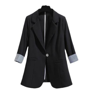 China 2021 Anti-wrinkle women's spring coat and Korean autumn new fashion small loose suit for sale