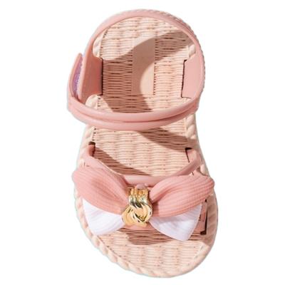 China Deodorization children's flat sandal 2021 new summer children's beach soft single light shoes for sale