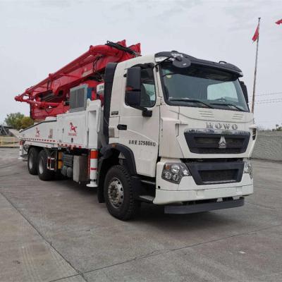 China Factory Productivity 130m3/h 38m Concrete Pump Trucks For Sale for sale