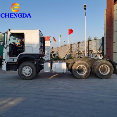 China Sinotruk Howo Used Tractor Trailer Sceondhand Tractor Truck Howo 6*4 Tractor Head Price 6800x2500x3500 for sale