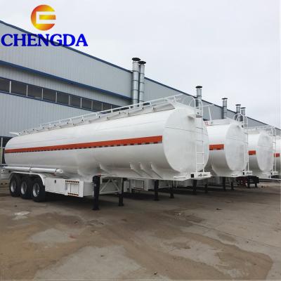 China Truck trailer 4500 liters 50000 liters fuel tank semi trailer small fuel tank trailer for sale for sale