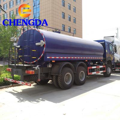 China Construction material new HOWO sprinkler water tank truck 20000L 22000L 25000L truck water tanks for sale for sale