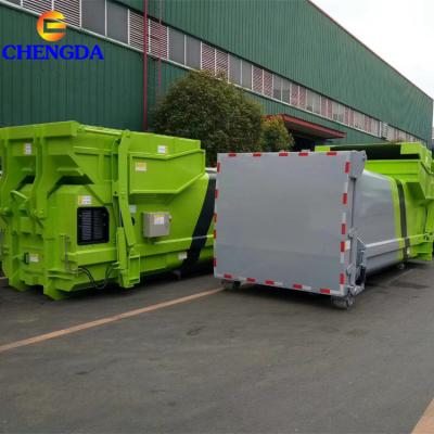 China Hotels Howo 4x2 8Ton 116hp Euro III Hook Arm Garbage Truck for sale