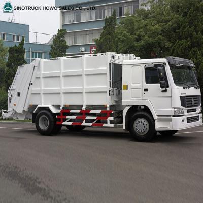 China Garment Shops SINOTRUK HOWO Garbage Truck Dimensions 12 Cubic Meter Capacity Garbage Truck for sale