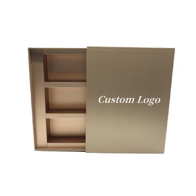 China Recyclable Luxury Cardboard Caja De Regalo Golden Tea Packing Box Can Be Customized Printing Coffee Paper Folding Box Gift Boxes for sale