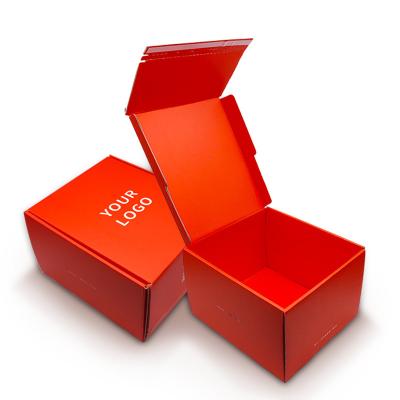 China Factory Price High Quality Jewelry Ring Packaging Red Pink Box Christmas Gift Eco-friendly Foldable Jewelry Packaging Box for sale