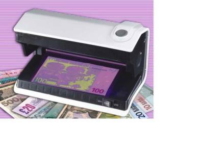 China Watermark UV Counterfeit Money Detector Portable With RoHS Compliance for sale