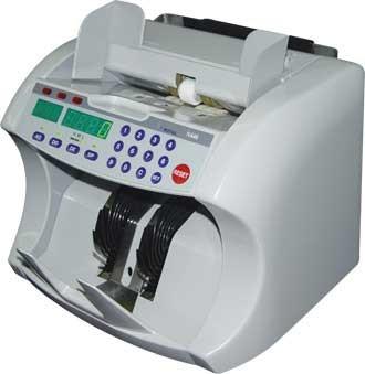 China Front Loading Electronic Banknote Value Counter Machine With LCD For Supermarkets for sale