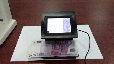 China 3.5 inch LCD IR Counterfeit Bill Detector for sale