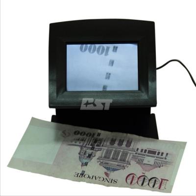 China Euro/ USD counterfeit bill detector with IR, UV detections, 3.5 inch large screen for sale