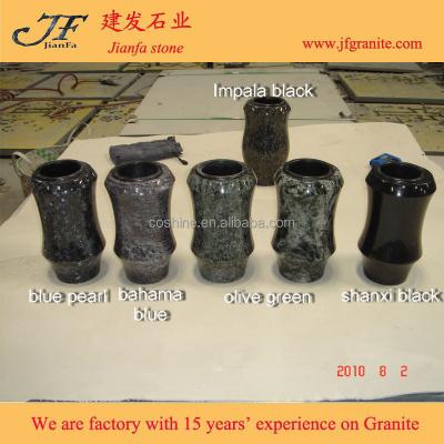 China Cheap EUROPEAN Granite Vases Headstone Flower Granite Vases For Headstone for sale