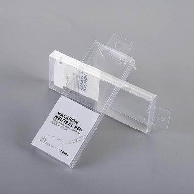 China Transparent Pet Eyebrow Pencil Packing Box Recyclable , Color Small Plastic Box Customized for sale