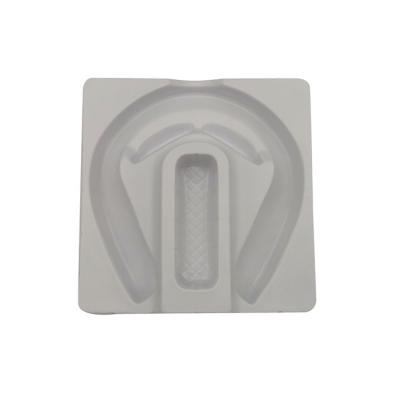 China Chinese Electronic Manufacturers Customized Assembling White Plastic Blister Pack Insert Tray for sale