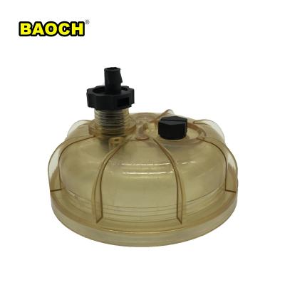 China Excavator Parts Fuel Filter Water Separator Bowl Cup Gasoline Filter Water Separator Bowl Cup R60P R90P for sale