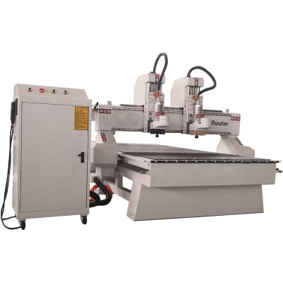 China Hotels YN1325 Two Heads CNC Wood Router For Woodworking Machine With DSP Control System For Furniture Industry for sale