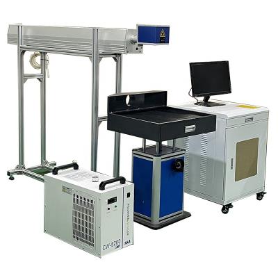 China YN Programmable Portable Jeans CO2 Bamboo Wood Laser Marking Machine For Cloth Plastic Wood Leather Rubber Rubber for sale