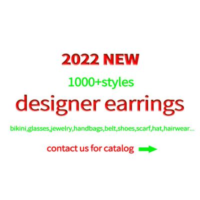 China New Style Handmade Straw Woven Earrings Ins Style Straw Rope Designer Earrings 2022 Handmade Finish Earrings Summer Resort for sale