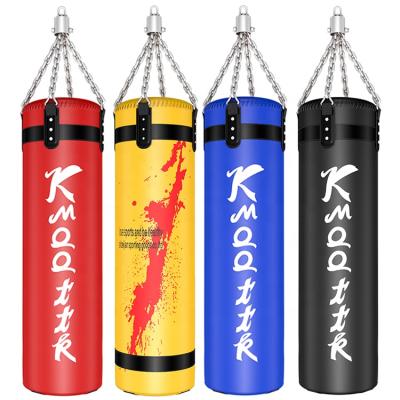 China 360 Degree Rotation Unfilled Heavy Hanging Boxing Sandbag 70 Pounds With Steel Chain Rotator for sale