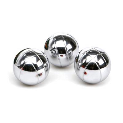 China Steel Made French Style Steel Petanque Balls Set For Play for sale