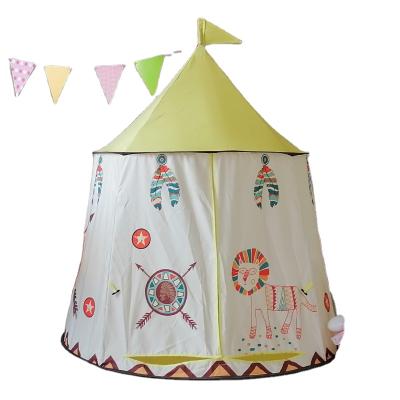 China Sports Toy High Quality Polyester Fabric Boys Girls Castle House Teepe Tent Kid's Play Tent for sale