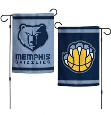 China NBA Memphis Grizzlies Flag 12x18 Yard Style 2 Hanging Flag, Team Colors, One Size for sale