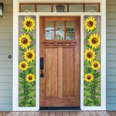 China Advertising Display Banners Sunflower Decor - Sunflower Porch Sign Banners - Home Decor Outdoor Yard Front Door Garage Wall for sale