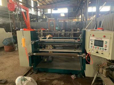 中国 Single Axis  Paper Film Rewinding And Slitting Machine Roll Slitter Rewinder Single Axis 販売のため