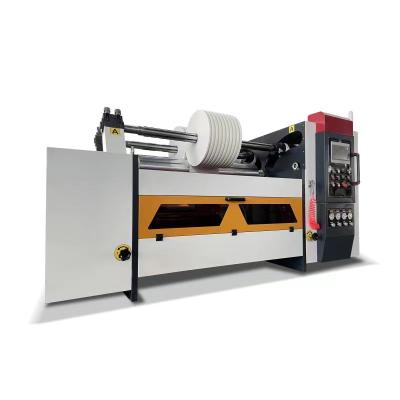 China Precision 0.2mm Surface Curl Slitting Machine With 450mm Rewinding Diameter Te koop