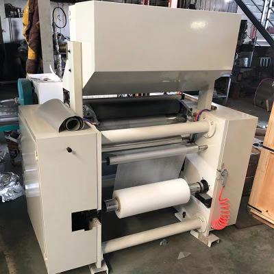 China 260mm Thermal Paper Slitter Rewinder FJ-600 Silver Foil Rewinding Machine for sale