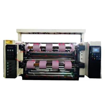 Chine PLC contrôlée 5 KW machine de remontage et de découpe 460 mm diamètre de remontage 20g-300g coupe à vendre