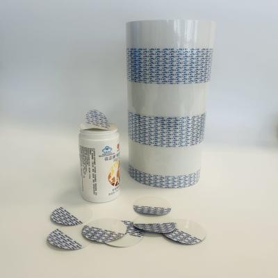 China Aluminiumfolie afdichtfilm voor afdichtingsdiameters van 10-180 mm 0,027-0,05 mm Te koop