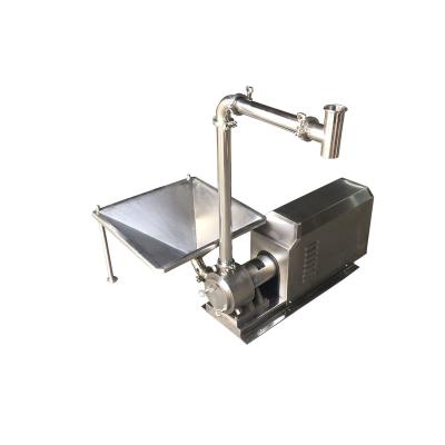 China Other Stainless Steel Rotary Lobe Pump Transfer Meatpaste With Hopper for sale